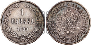1 марка 1890 года L