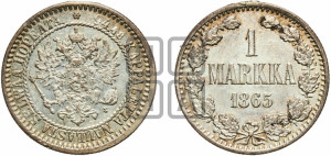 1 марка 1865 года S