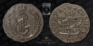 Полушка 1774 года КМ (для Сибири)