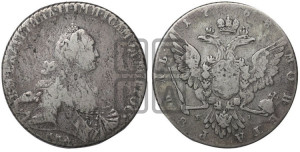 1 рубль 1768 года ММД/EI ( MMД, без шарфа на шее)