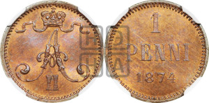 Пенни 1874 года
