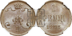 Пенни 1875 года