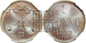 1 пенни 1882 года