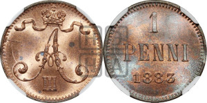 1 пенни 1883 года