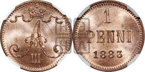 1 пенни 1883 года