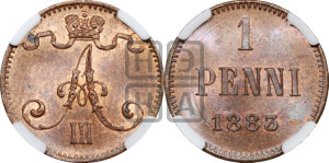 1 пенни 1883 года
