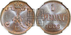 1 пенни 1888 года
