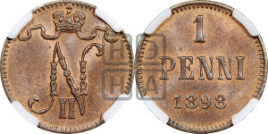 1 пенни 1898 года
