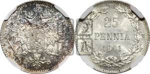 25 пенни 1901 года L