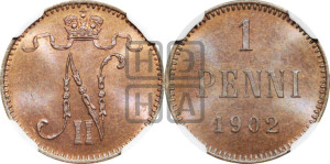 1 пенни 1902 года