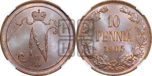10 пенни 1905 года