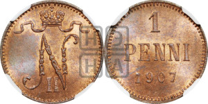 1 пенни 1907 года