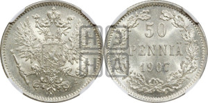 50 пенни 1907 года L