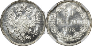 50 пенни 1908 года L