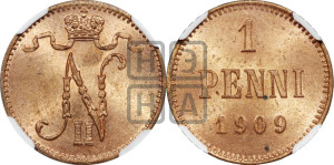 1 пенни 1909 года