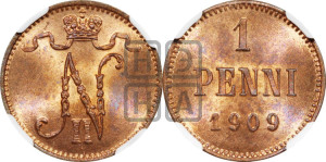 1 пенни 1909 года