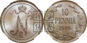 10 пенни 1909 года