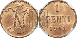1 пенни 1911 года