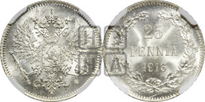 25 пенни 1916 года S