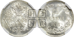 25 пенни 1916 года S