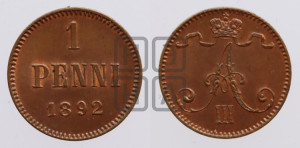 1 пенни 1892 года