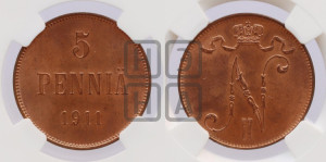 5 пенни 1911 года