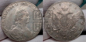 1 рубль 1778 года СПБ/ѲЛ (новый тип)