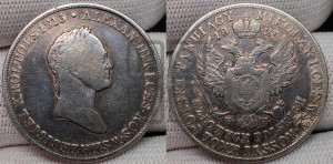 5 злотых 1829 года FH