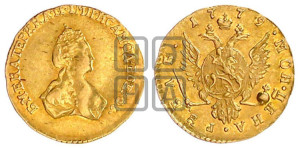 1 рубль 1779 года (для дворцового обихода)