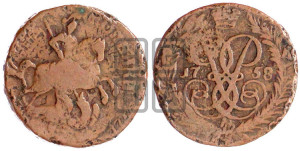 2 копейки 1758 года (гурт “ЕКАТЕРИНБУРГСКОГО ДВОРА”)