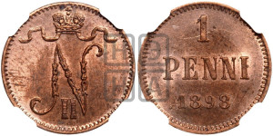 1 пенни 1898 года