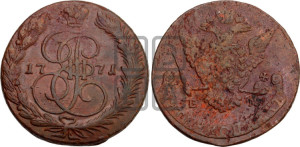5 копеек 1771 года ЕМ (ЕМ, Екатеринбургский монетный двор)