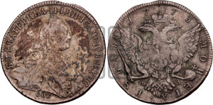 1 рубль 1773 года СПБ/ѲЛ ( СПБ, без шарфа на шее)
