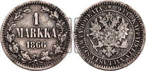 1 марка 1866 года S
