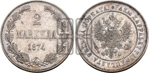 2 марки 1874 года S
