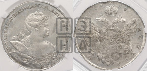 1 рубль 1738 года (московский тип)
