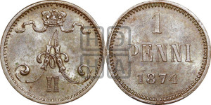 Пенни 1874 года