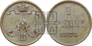 Пенни 1875 года