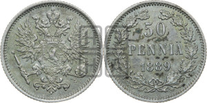 50 пенни 1889 года L