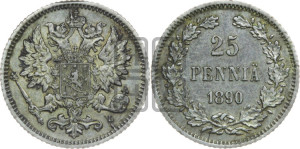 25 пенни 1890 года L