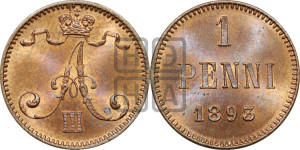 1 пенни 1893 года