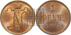 1 пенни 1907 года