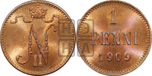 1 пенни 1909 года