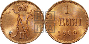1 пенни 1909 года