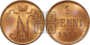 1 пенни 1911 года