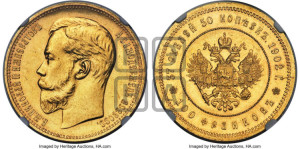 37 рублей 50 копеек - 100 франков 1902 года ★.