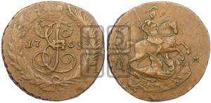 2 копейки 1763 года СПМ (СПМ, Санкт-Петербургский монетный двор)