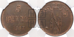 5 пенни 1907 года
