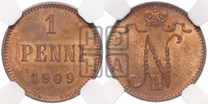 1 пенни 1909 года