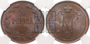 10 пенни 1914 года